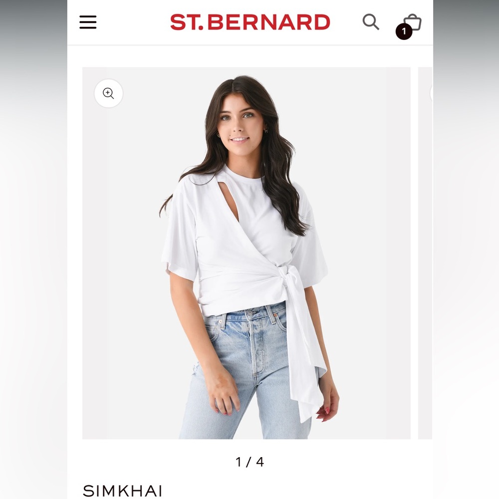 Simkhai wrap top